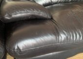 3 seater leather sofa