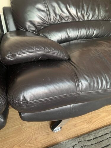 3 seater leather sofa