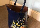 Painted Cooper Barge Planter J071