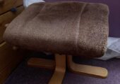 5 solid oak wook chairs