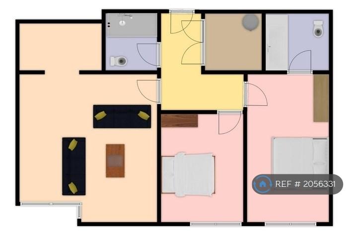 2 bedroom flat in Boardwalk Place, London, E14 (2 bed) (#2056331)
