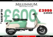 ROYAL ALLOY GP 125 LC E5 RETRO SCOOTER CHOICE OF COLOURS.