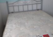 Double divan base, mattress and headboard