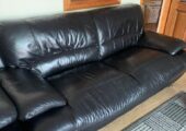 3 seater leather sofa