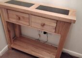 1950s Italian Sideboard with Large Brass Handles