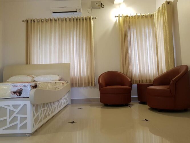 Two bed furnished house for Short term Rental in Amrita hospital, Kochi