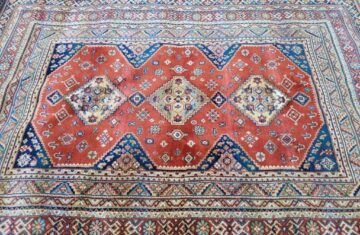 Vintage-2-4mt-x-1-7m-Qashqai-Kashqai-Heriz-Serapi-Rug-Shiraza_4
